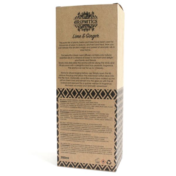 200ml Limetka & Zázvor Esenciálny Olej Difuzér