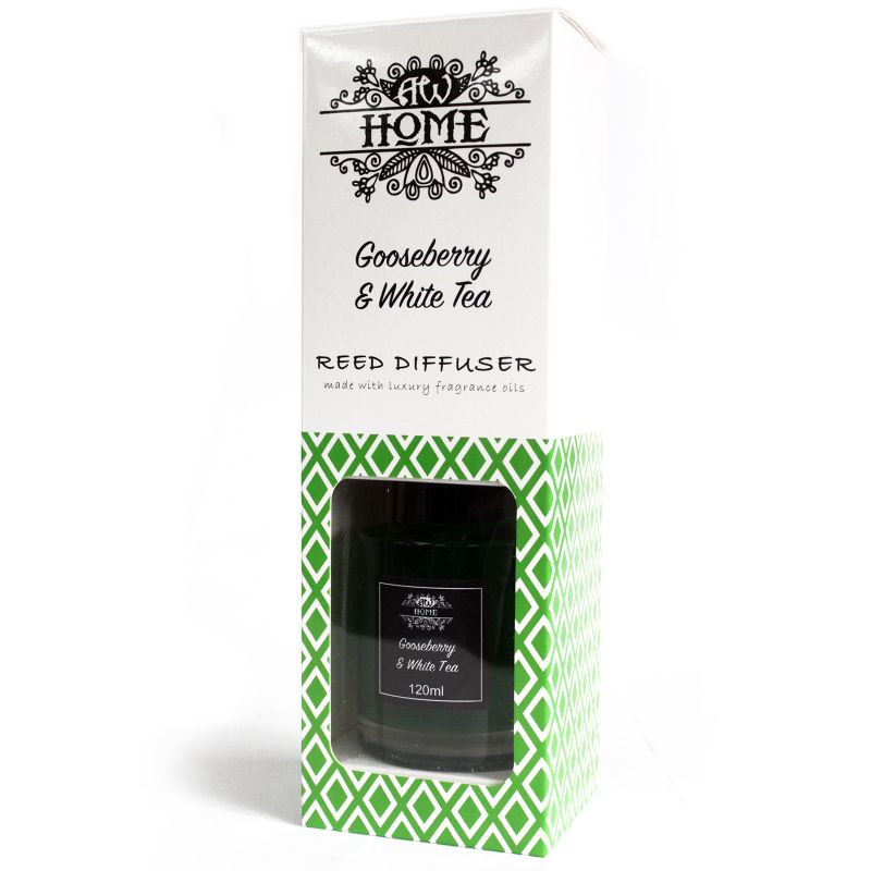 120ml Domáci Vonný Difuzér - Egreš a Biely Čaj