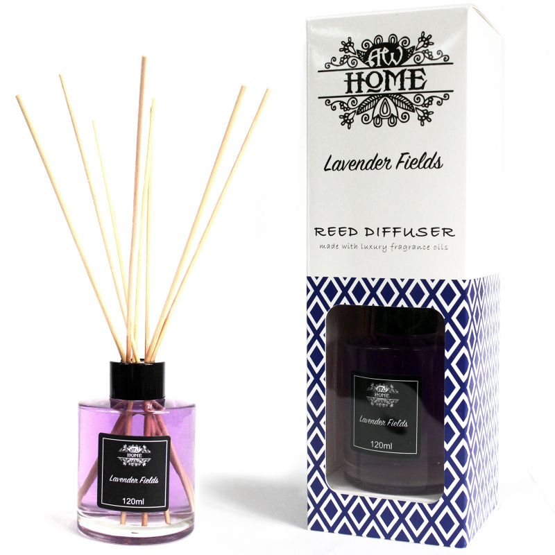 120ml Domáci Vonný Difuzér -  Levanduľový Záhon