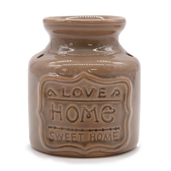 Veľká Home Aroma Lampa - Šedá - Love Home Sweet Home