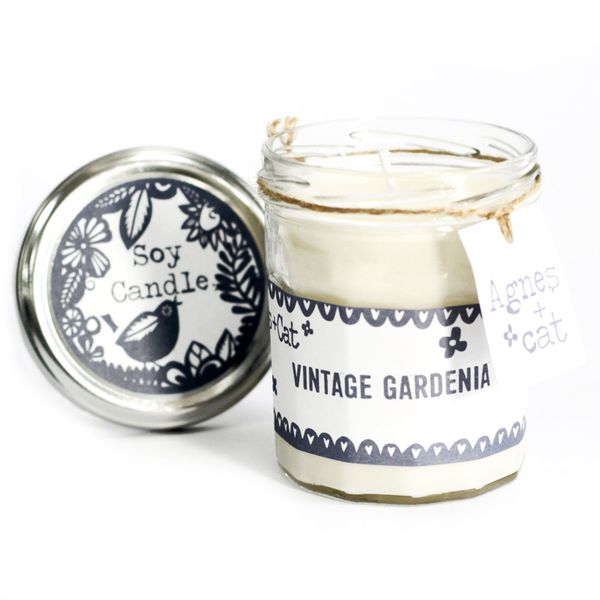 Sviečky v Zaváraninovom Pohári - Vintage Gardenia
