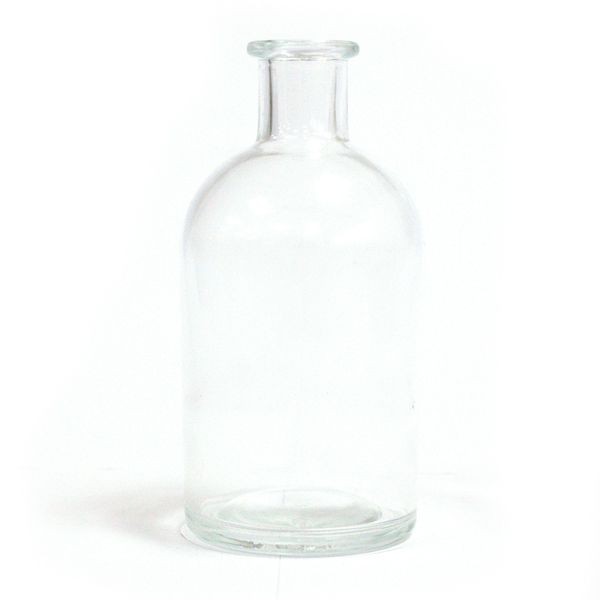 Oválna Antická Fľaša na Difúzor - Čistá - 250 ml