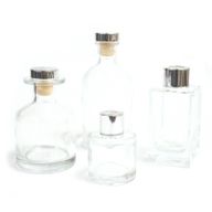 Štvorcová Vysoká Fľaša na Difúzor - Čistá - 100 ml