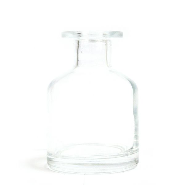 Oválna Alchymistická Fľaša na Difúzor - Čistá - 140 ml