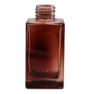 Štvorcová Vysoká Fľaša na Difúzor - Jantárová - 100 ml
