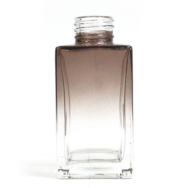 Štvorcová Vysoká Fľaša na Difúzor - Ombré - 100 ml