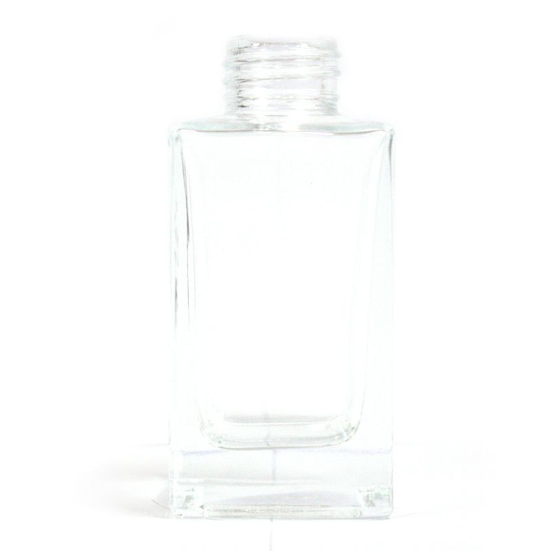 Štvorcová Vysoká Fľaša na Difúzor - Čistá - 100 ml