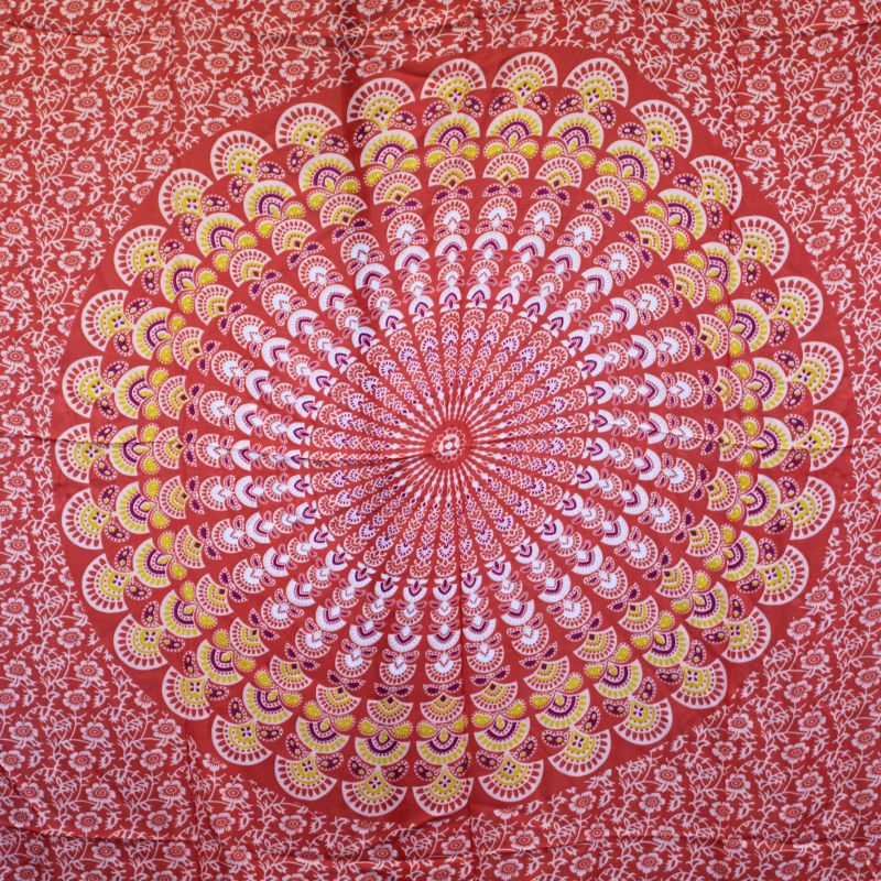Sarong Mandala - Červená & Zelená
