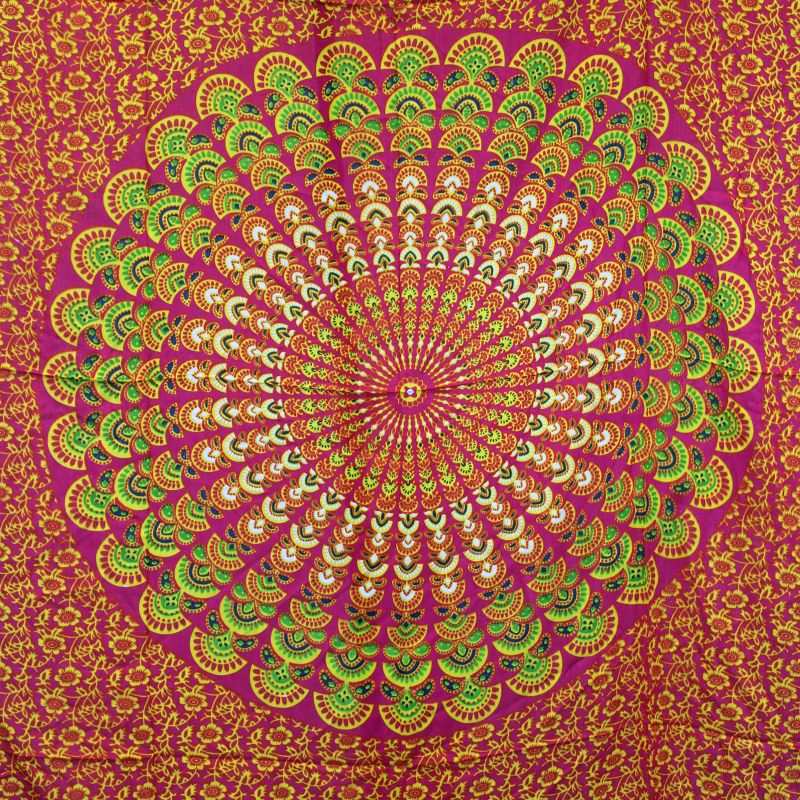 Sarong Mandala - Rubín & Limetka