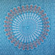 Sarong Mandala - Modrá & Oranžová