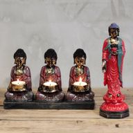 Antický Budha - Traja Oddaní - Svietnik