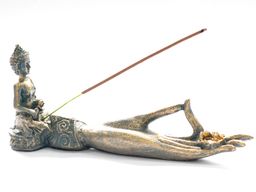 Antický Budha - Stojan na Vonné Tyčinky - Ruka