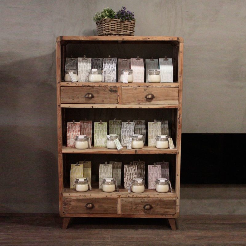 Display z Recyklovaného Dreva - 100x40x160cm