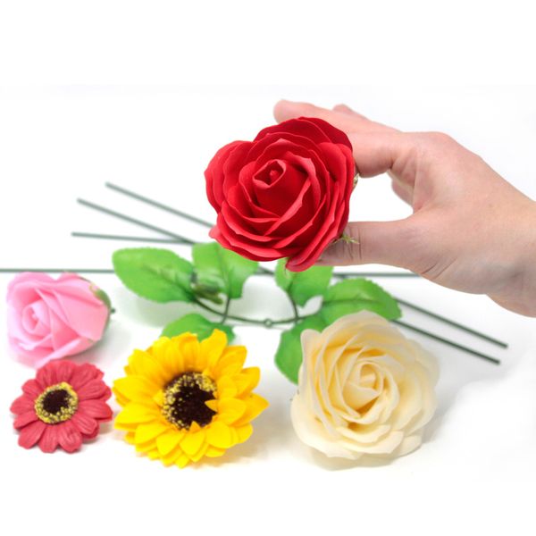 Mydlové Kvety pre Šikovné Ruky - Karafiát - Limetkovo Zelená