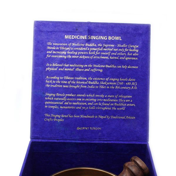 Liečivý Buddha Spievajúca Miska Set 10cm (min 500gm)