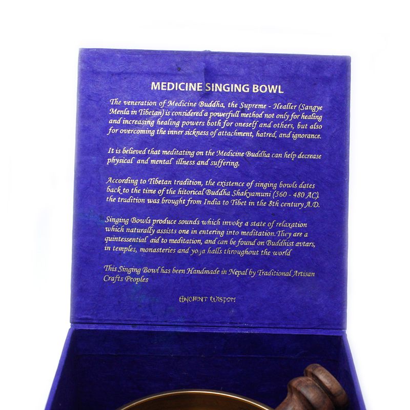 Liečivý Buddha Spievajúca Miska Set 10cm (min 500gm)