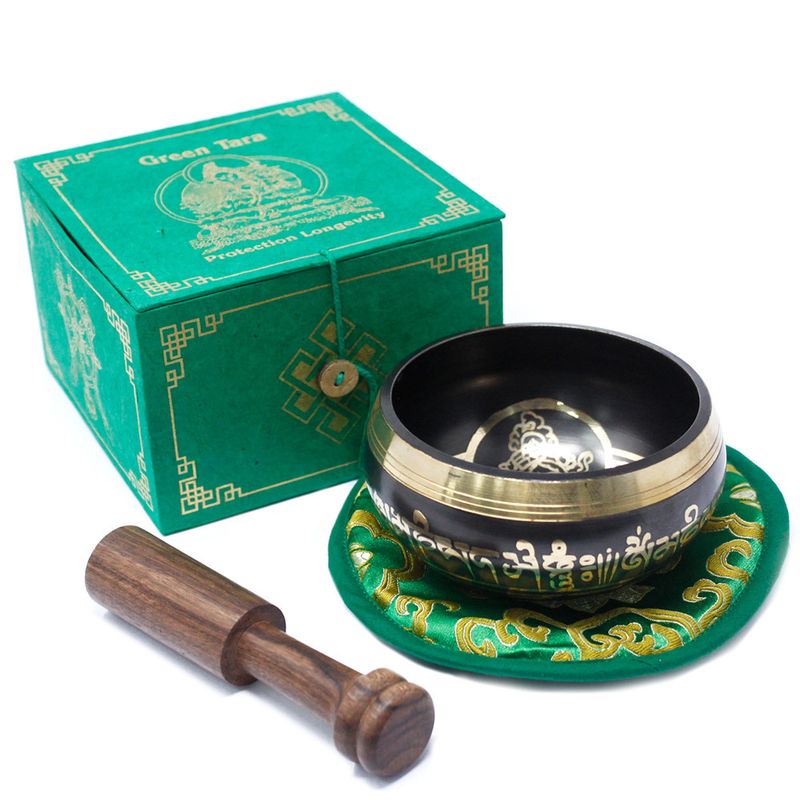 Zelená Tara Spievajúca Miska Set 10cm (min 380gm)