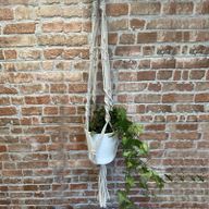Macramé Závesný Držiak na Kvetináč - Extra Dlhý