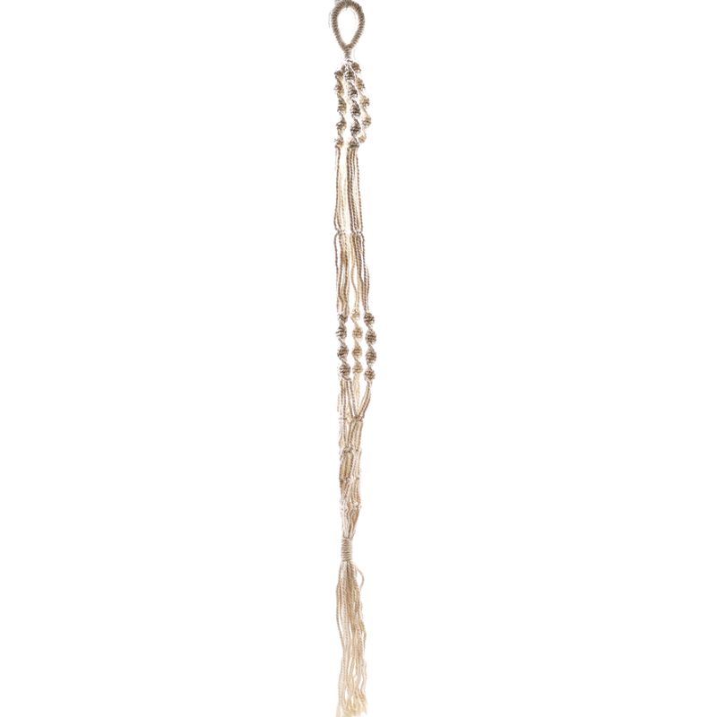Macramé Závesný Držiak na Kvetináč - Extra Dlhý