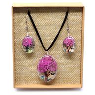 Lisované Kvety - Sada Strom Života  - Ružová