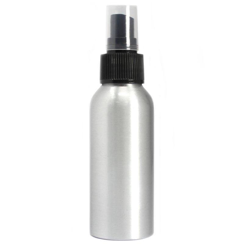 100 ml Hliníková Fľaška s Čiernym Rozprašovačom