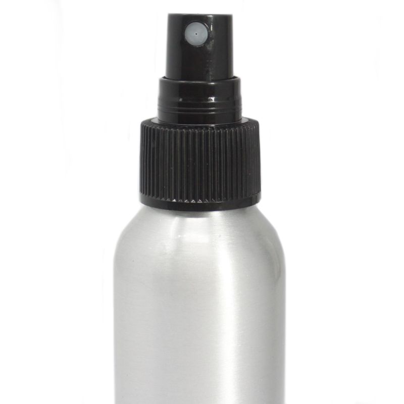 100 ml Hliníková Fľaška s Čiernym Rozprašovačom