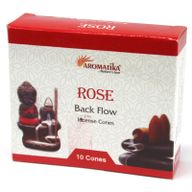 Aromatika Vonné Kužele "Tečúci Dym" - Ruža