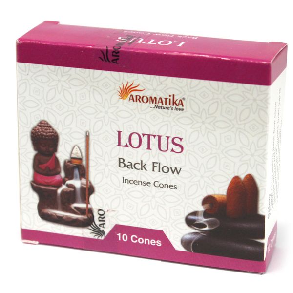 Aromatika Vonné Kužele "Tečúci Dym" - Lotus