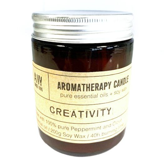 Aromaterapeutická Sójová Sviečka 200g - Kreativita