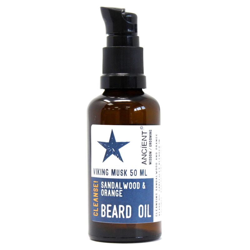 50ml Olej na Bradu - Vikingské Pižmo - Očisti!