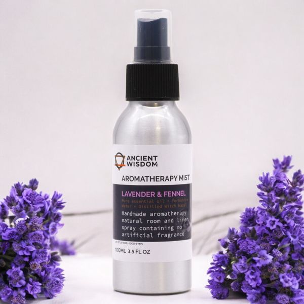 100ml Rozprašovač s Esenciálnymi Olejmi - Levanduľa & Fenikel