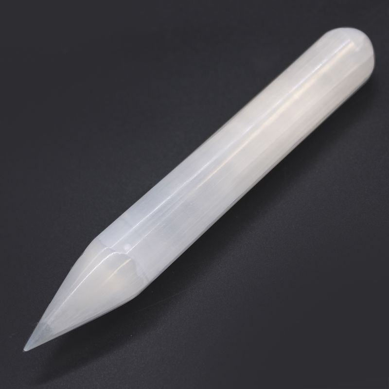 Selenitový Prútik - 16 cm s Hrotom
