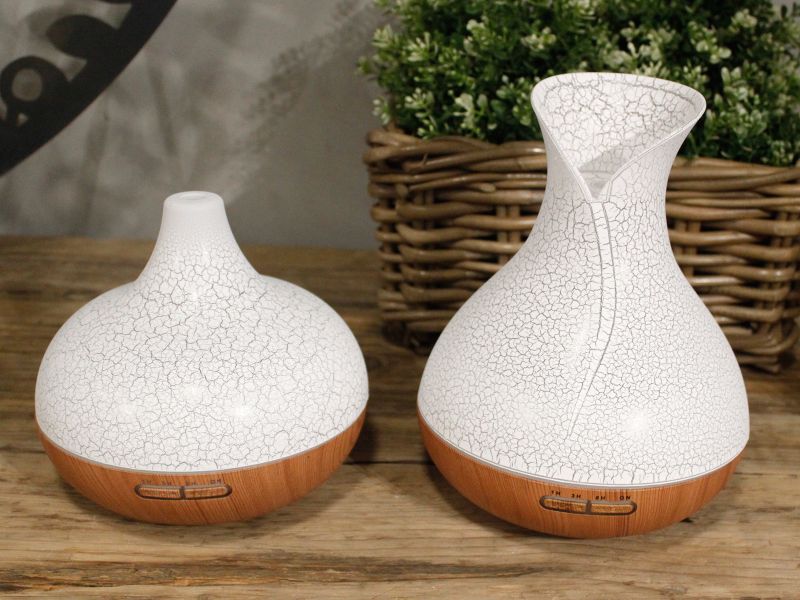 Santorini Difúzor- Popraskaný Efekt - USB kábel - Meniace Farby - Časovač