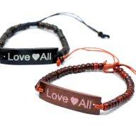 Kokosové Náramky so Sloganom- LoveAll
