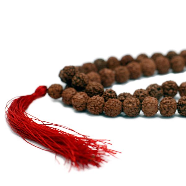 108 Rudraksha Mala - Hnedý
