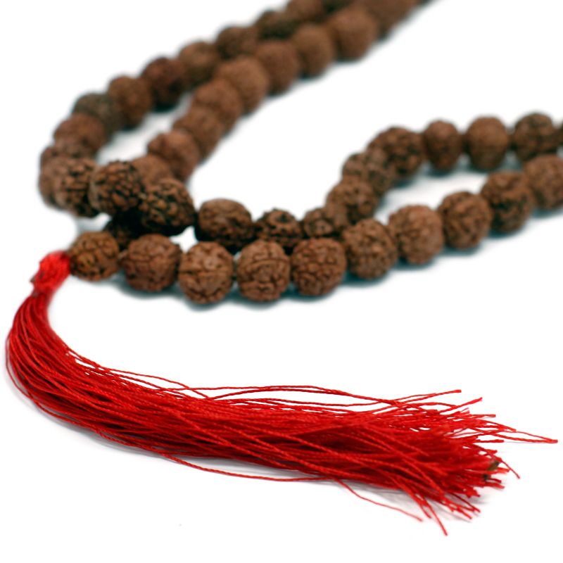 108 Rudraksha Mala - Hnedý
