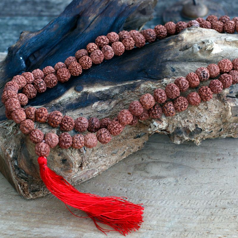 108 Rudraksha Mala - Hnedý