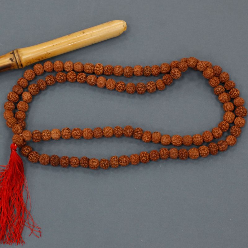 108 Rudraksha Mala - Hnedý