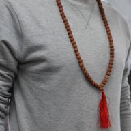 108 Rudraksha Mala - Hnedý