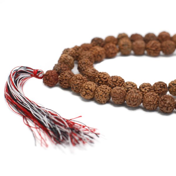 108 Rudraksha Mala - Prírodný