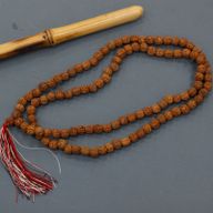 108 Rudraksha Mala - Prírodný