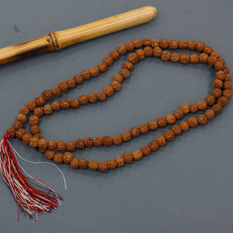 108 Rudraksha Mala - Prírodný