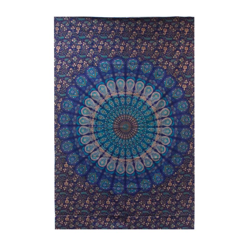 Dvojlôžková Bavlnená Prikrývka na posteľ - Mandala