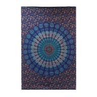 Dvojlôžková Bavlnená Prikrývka na posteľ - Mandala