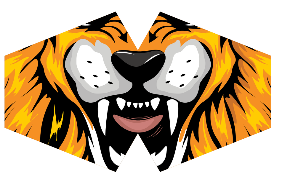 Ochranné Rúška na Tvár- Tiger (Detské)