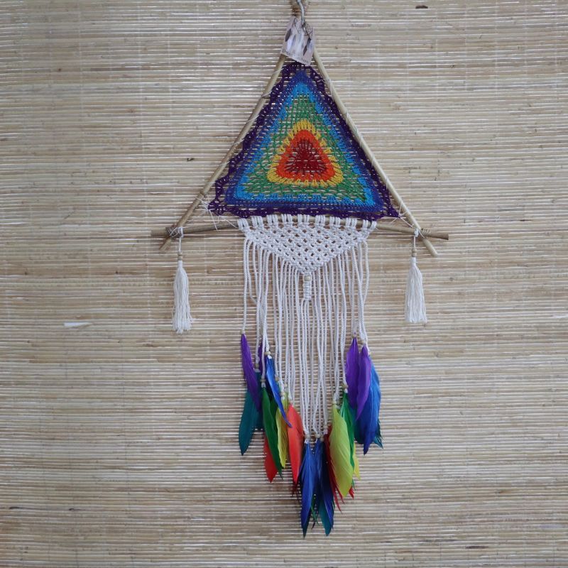 Lapač Snov Bali - Veľká Farebná Pyramída