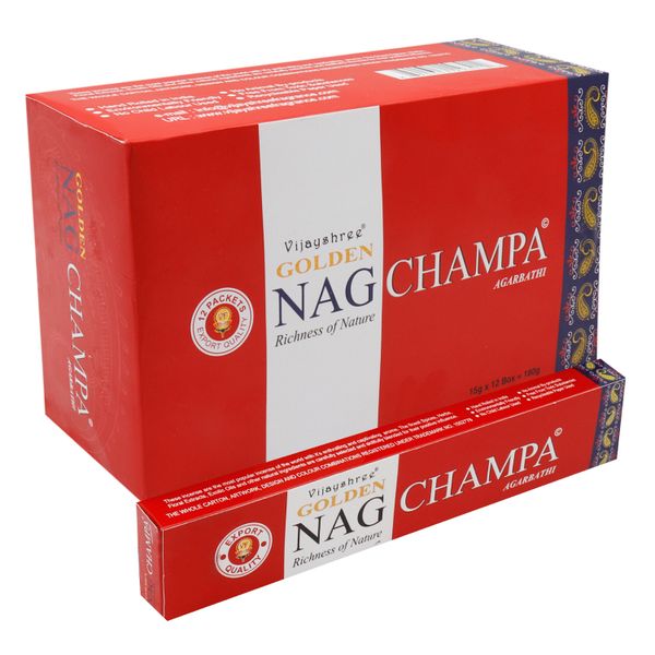 15g Vonné Tyčinky Golden Nag - Champa