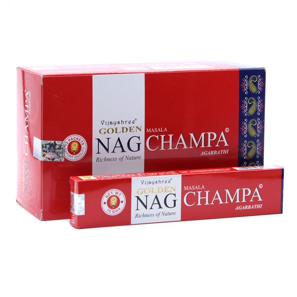 15g Vonné Tyčinky Golden Nag - Champa