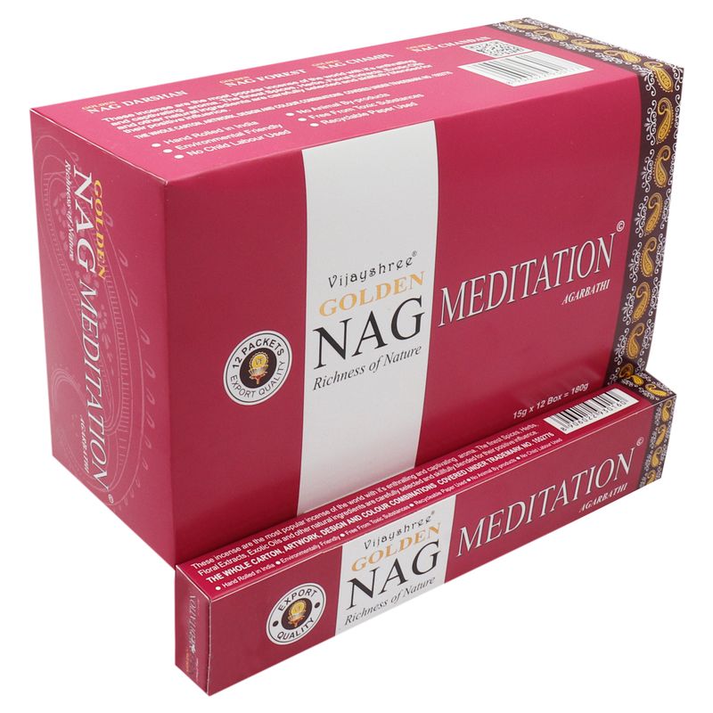 15g Vonné Tyčinky Golden Nag - Meditácia
