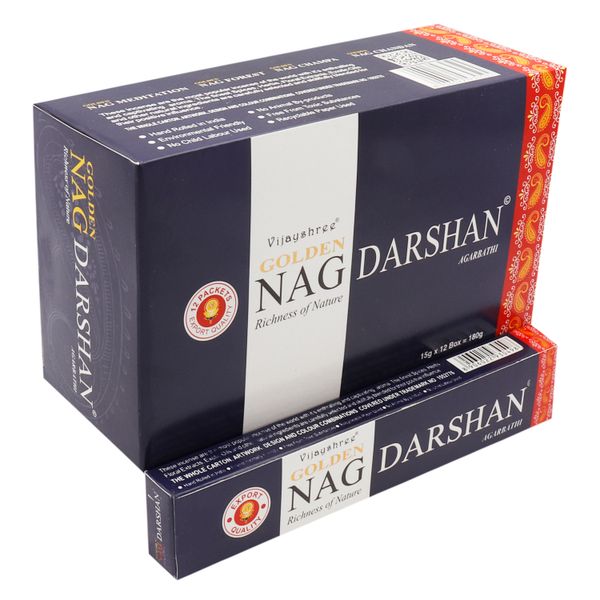 15g Vonné Tyčinky Golden Nag - Darshan